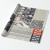 Teil aus Holz mit geschälter grüner Farbe, abstrak Geschenkpapier (Ungerollt)