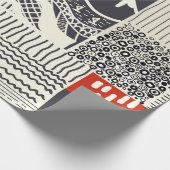 Teil aus Holz mit geschälter grüner Farbe, abstrak Geschenkpapier (Ecke)