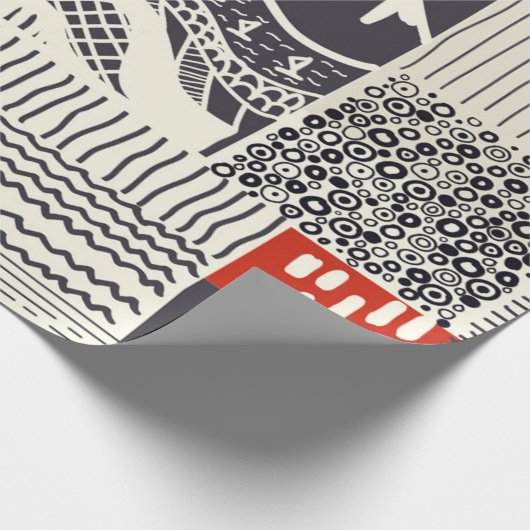 Teil aus Holz mit geschälter grüner Farbe, abstrak Geschenkpapier (Ecke)