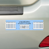 Teil Catahoula Teil Zaun-Pullover Autoaufkleber (Auf Auto)