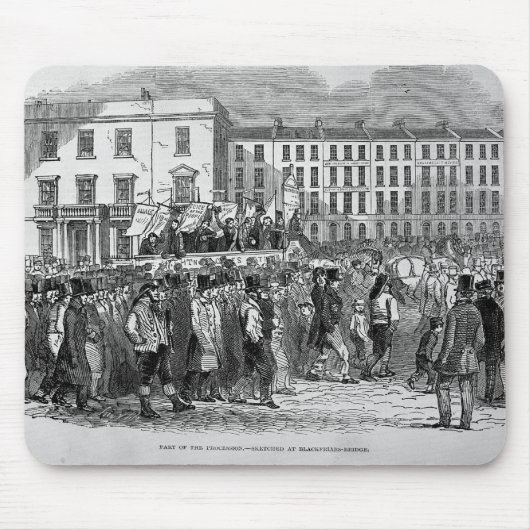 Teil der Chartist-Prozession Mousepad (Vorne)