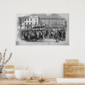Teil der Chartist-Prozession Poster (Küche)