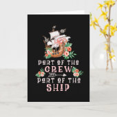 Teil der Crew des Schiffes Karte (Gelbe Blume)