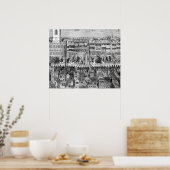 Teil der Koronationsprozession Poster (Küche)