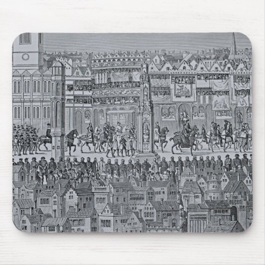 Teil der Krönungs-Prozession von Edward VI Mousepad (Vorne)