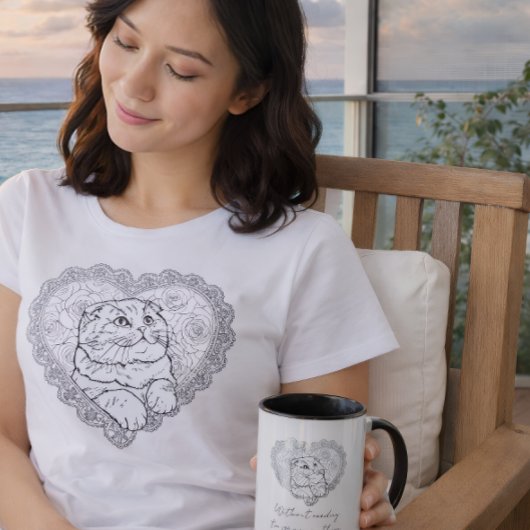 Teil der Line Art Ritual-Kollektion Tasse