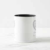 Teil der Line Art Ritual-Kollektion Tasse (Zentrum)