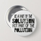 Teil der Lösung sein, die nicht Teil der Verschmut Button (Vorne & Hinten)