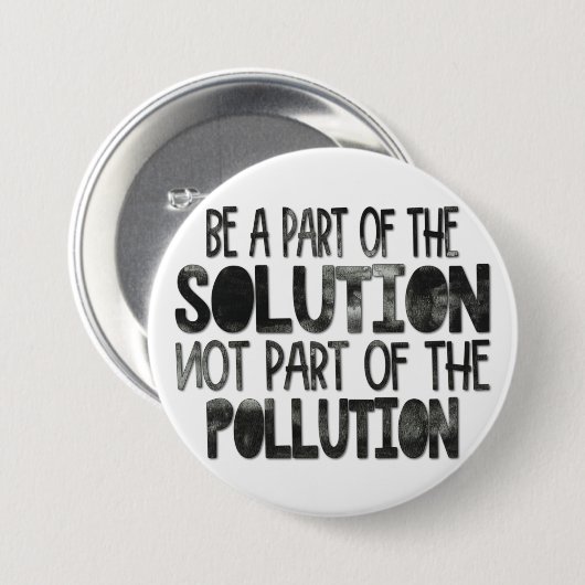 Teil der Lösung sein, die nicht Teil der Verschmut Button (Vorne & Hinten)