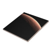 Teil der Mars an der Grenze von Licht und Dunkel. Fliese (Seite)