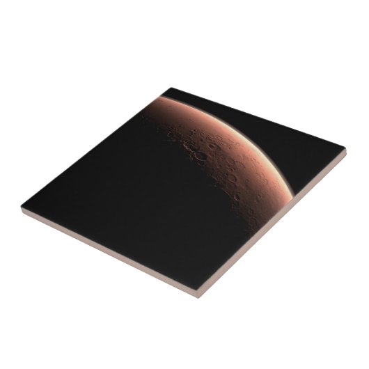 Teil der Mars an der Grenze von Licht und Dunkel. Fliese (Seite)