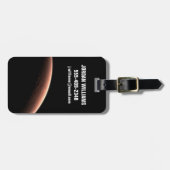 Teil der Mars an der Grenze von Licht und Dunkel. Gepäckanhänger (Vorderseite horizontal)