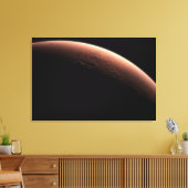 Teil der Mars an der Grenze von Licht und Dunkel. Leinwanddruck (Insitu (Wohnzimmer))