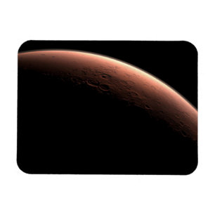 Teil der Mars an der Grenze von Licht und Dunkel. Magnet