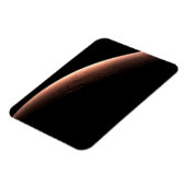 Teil der Mars an der Grenze von Licht und Dunkel. Magnet (Linke Seite)