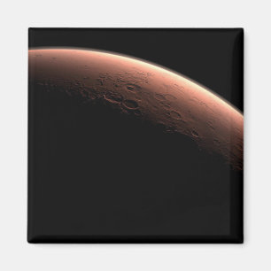 Teil der Mars an der Grenze von Licht und Dunkel. Magnet