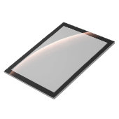 Teil der Mars an der Grenze von Licht und Dunkel. Notizblock (angewinkelt)