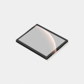 Teil der Mars an der Grenze von Licht und Dunkel. Post-it Klebezettel (angewinkelt)