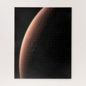 Teil der Mars an der Grenze von Licht und Dunkel. Puzzle (Vertikal)