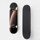 Teil der Mars an der Grenze von Licht und Dunkel. Skateboard (Vorderseite)