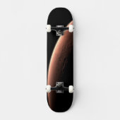 Teil der Mars an der Grenze von Licht und Dunkel. Skateboard (Vorderseite)