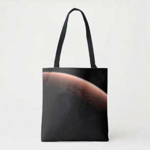 Teil der Mars an der Grenze von Licht und Dunkel. Tasche