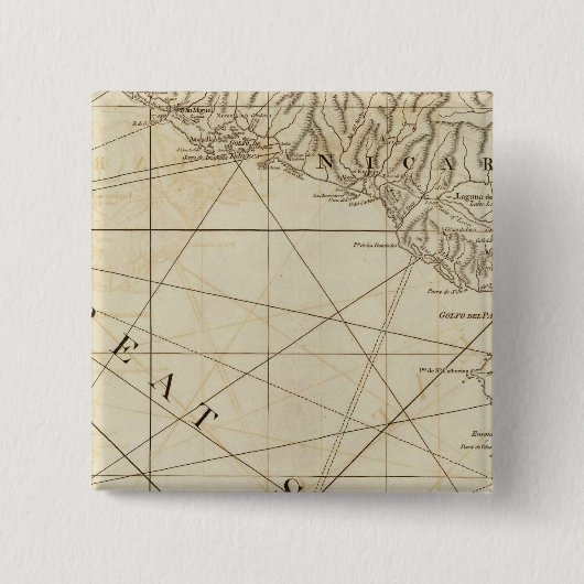 Teil der Provinzen Costa Rica und Nicaragua Button (Vorderseite)