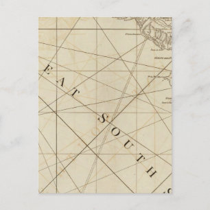 Teil der Provinzen Costa Rica und Nicaragua Postkarte