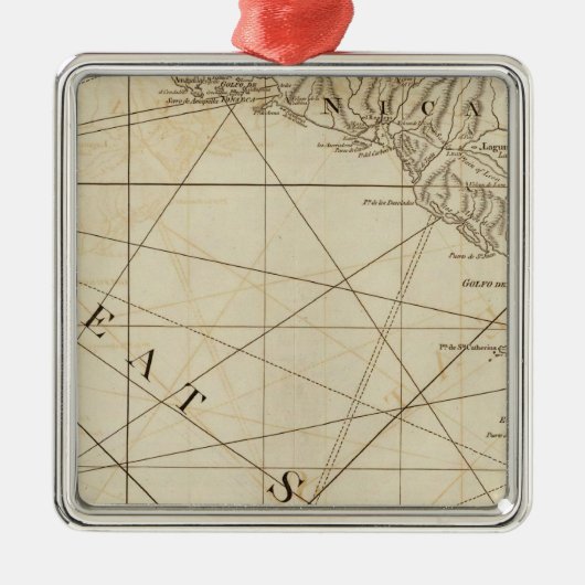 Teil der Provinzen von Costa Rica und von Silbernes Ornament (Vorne)