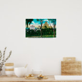 Teil der Skyline von San Diego mit El Corte Poster (Küche)