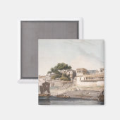 Teil der Stadt Patna, am Ganges, PL Magnet (Vorderseite/Rückseite)