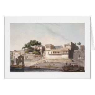 Teil der Stadt von Patna, auf dem Fluss der