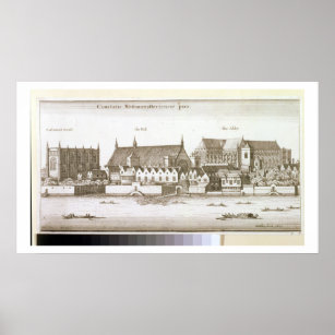 Teil der Stadt Westminster, 1647 (Gravieren) Poster