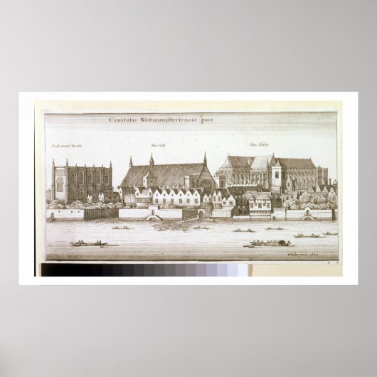 Teil der Stadt Westminster, 1647 (Gravieren) Poster (Vorne)