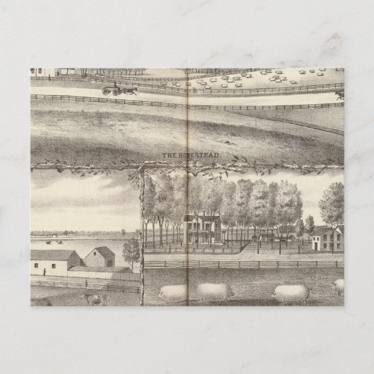Teil des Eigentums von George A Hance Postkarte (Vorderseite)