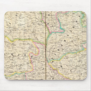 Teil des europäischen Russland 15 Mousepad