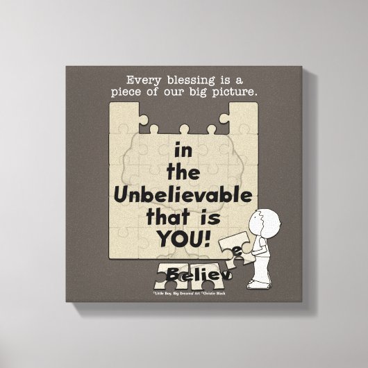 Teil des großen Bildes Leinwanddruck (Vorderseite)