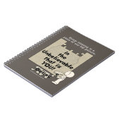 Teil des großen Bildes Notizblock (Linke Seite)