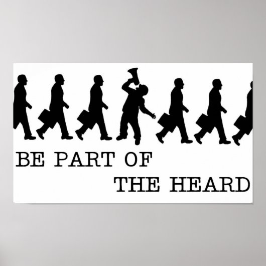 Teil des Kopfes Poster (Vorne)