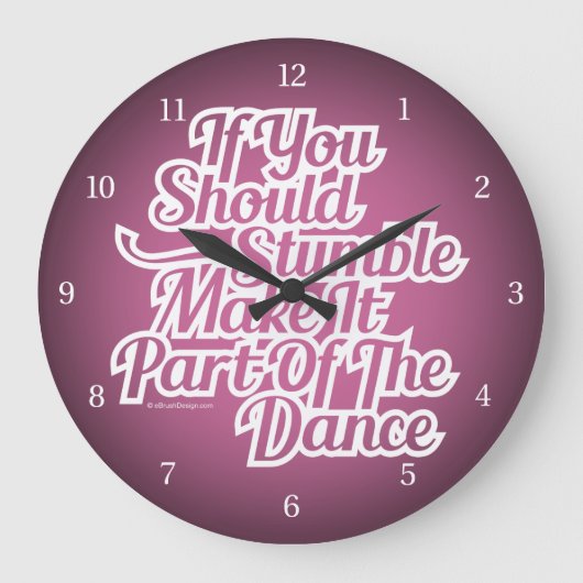 Teil des Tanzes Große Wanduhr (Vorderseite)