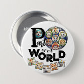 Teil des Textes der Niedliche Tiere meines Planete Button (Vorne & Hinten)