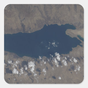 Teil des Toten Meeres Quadratischer Aufkleber