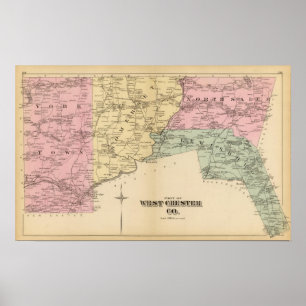 Teil des West Chester Landkreises, New York Poster