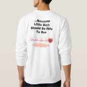 Teil des Wunders im August 31,2014 Sweatshirt-2 Sweatshirt (Rückseite)