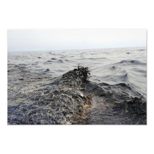 Teil einer Ölpest im Golf von Mexiko Fotodruck (Vorne)