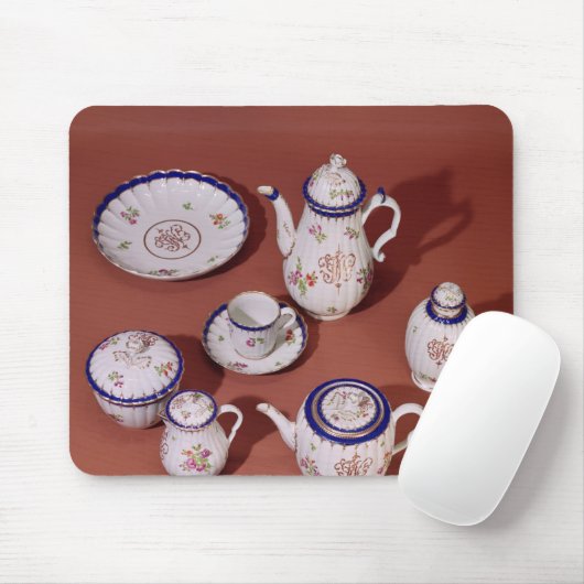 Teil eines mit Monogramm Teeservices Worcesters Mousepad (Mit Mouse)