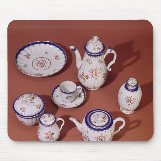 Teil eines mit Monogramm Teeservices Worcesters Mousepad (Vorne)