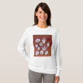 Teil eines mit Monogramm Teeservices Worcesters T-Shirt (Vorne ganz)
