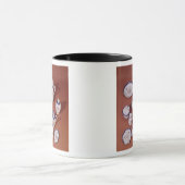 Teil eines mit Monogramm Teeservices Worcesters Tasse (Zentrum)