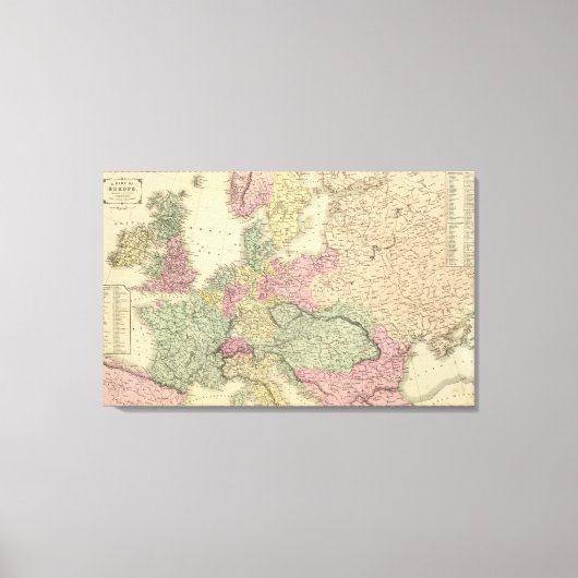 Teil Europas Leinwanddruck (Vorderseite)